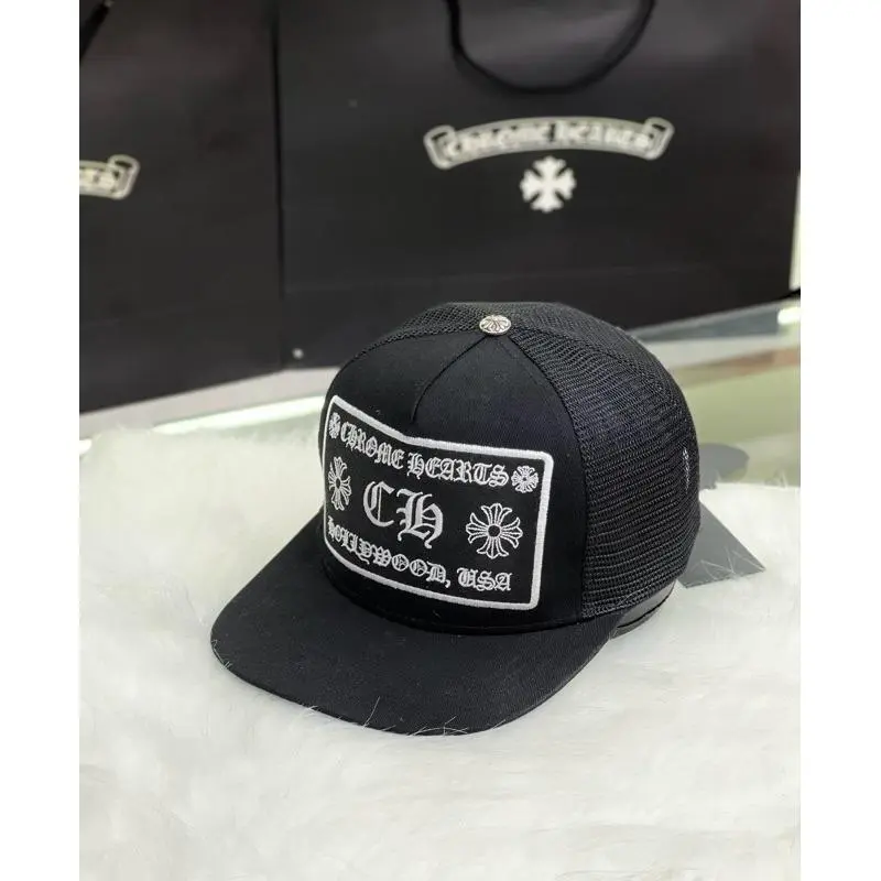 Vintage Gothic Cross Patch Mesh Trucker Cap Unisex Streetwear Adjustable Snapback Hat