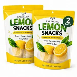 Sweet & Sour Dried Lemon Snacks (Pack 2)