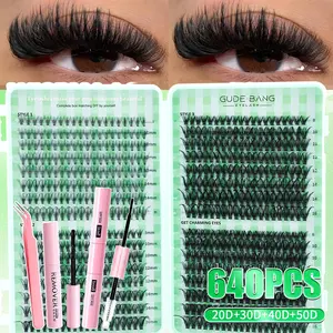 Large Capacity DIY Lash Clusters | Beginner & Pro Friendly | Easy At-Home Application | Thick Voluminous Lashes