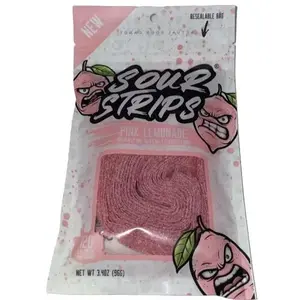 Sour Strip: pink lemonade ** naturally flavoured** Candy Snack