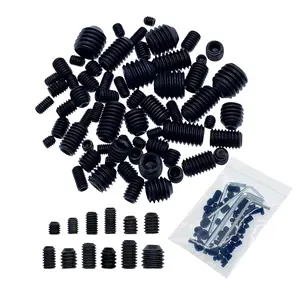 60 count Set Screws, Set Screws Assortment Kit, Grub Screws M3 M4 M5 M6 M8 for  Repair, Repair Furniture,  Product, Install Door Lock, DIY, Fixtures, 12 Sizes