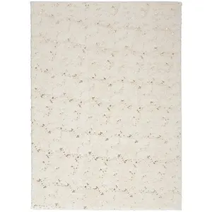 Cozy Shimmer CSH01 Ivory Gold Rug