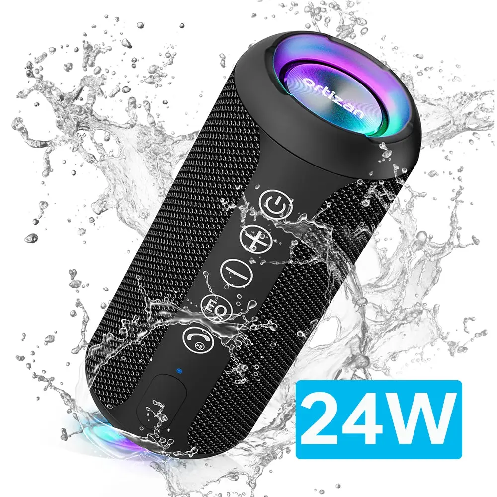 Audio Cartel™ HydroPulse 24 — Waterproof RGB Bass Speaker