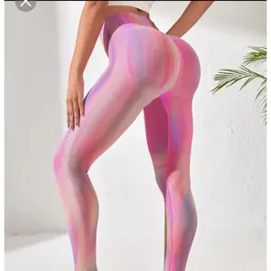 Aurora Boost - Tie-Dye Gradient Sculpting Yoga Leggings