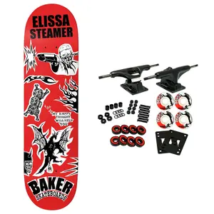Baker Skateboard Complete Elissa Steamer Divine Evil 8.0" x 31.5"