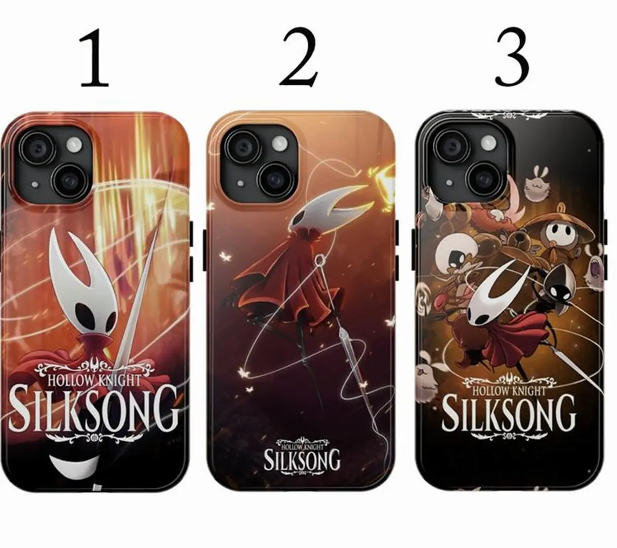 Hollow Knight Silksong Phone Case – Hornet Fan Art Cover, Indie Game Merch Protective Case for iPhone 16 15 14 13 12 11 Pro Max & Samsung Galaxy
