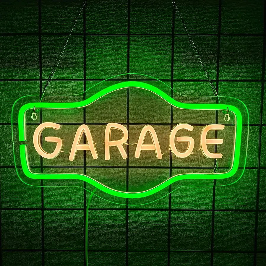 Garage Neon Sign Car Store Garage Led Sign Personalized Led Garage Light Sign for Wall Decor Custom Neon Sign for Man Cave Auto Repair Shop Workshop Birthday Gift