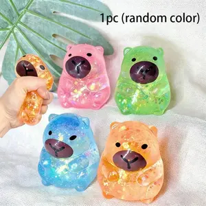 Adorable capybara squishy toy, slow-rebound stress-relieving toy, fun interactive toy, the perfect gift for a friend.
