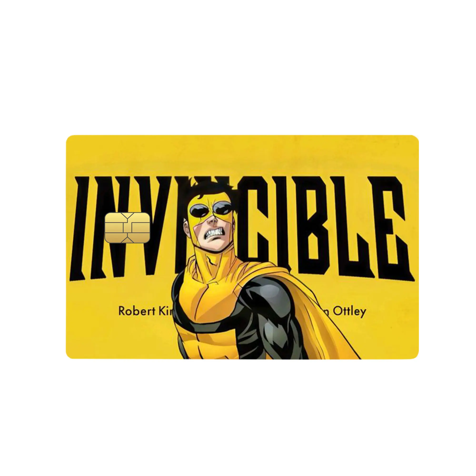 Invincible Superhero Credit Card Sticker, Perfect Gift for Comic Fans