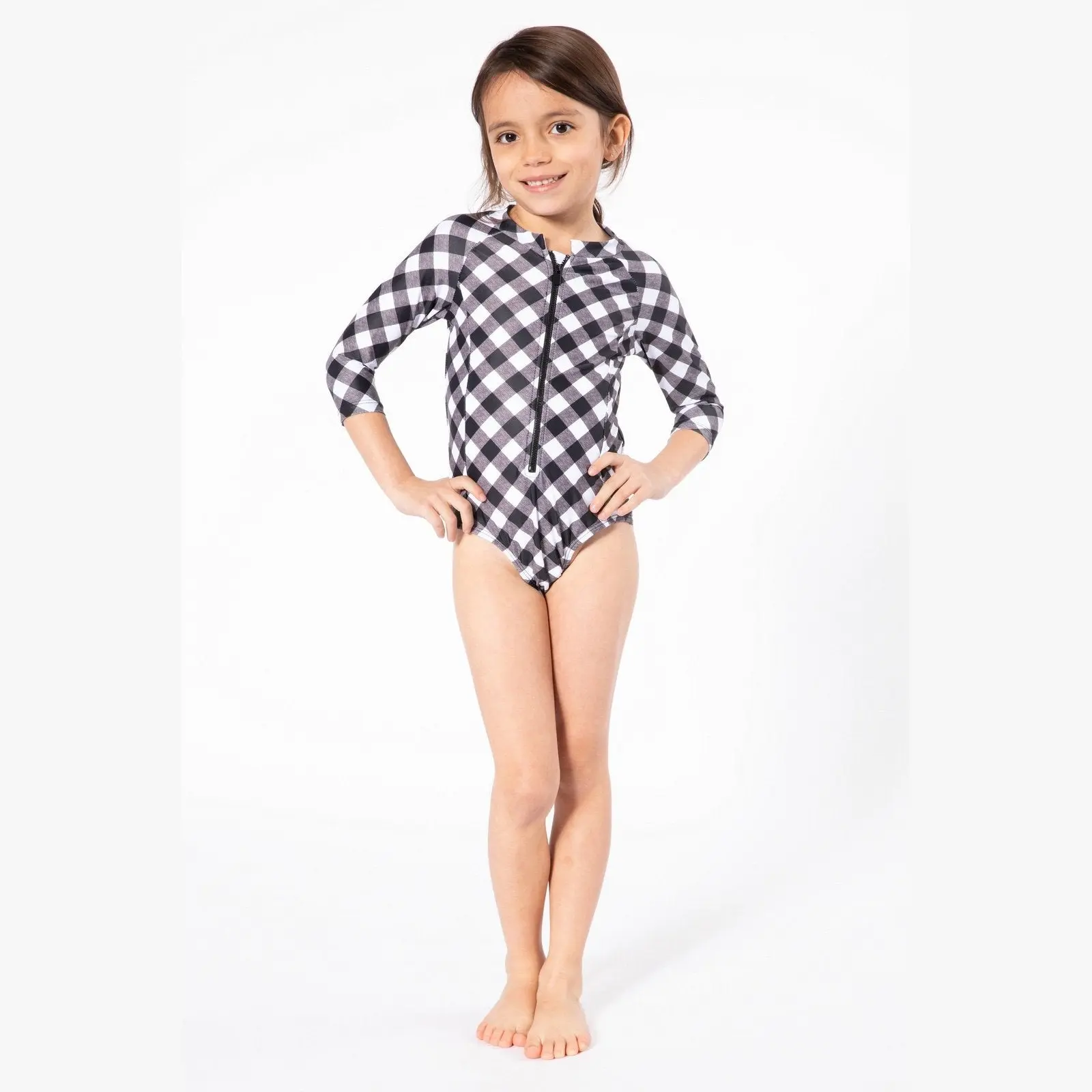 Girl's Swimsuit - Gingham