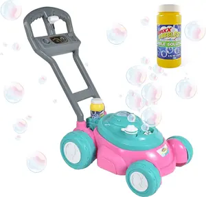 Deluxe Bubble Lawn Mower Toy – Includes 4oz Bubble Solution| Outdoor Bubble Machine for Kids| Easy to Use, No Batteries Required|