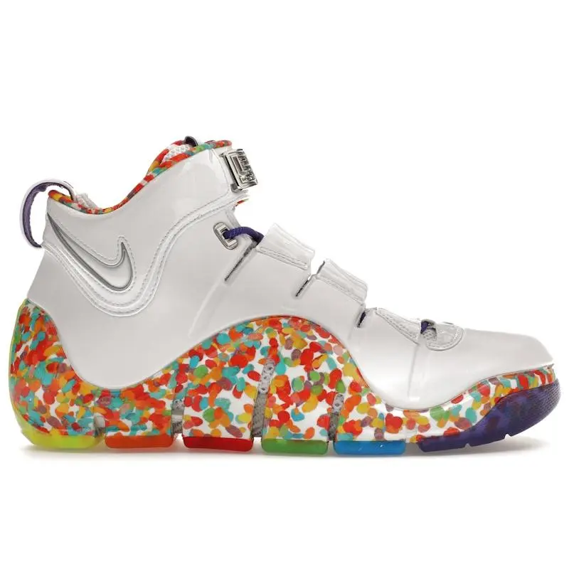Nike Men's LeBron 4 Fruity Pebbles (2024) Basketball Shoes, from StockX