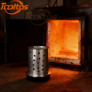 Tooltos DIY Jewelry Casting Mold Attachment Stainless Steel Vacuum Casting Tool for Gold Silver Copper Melting Craft Making with Detachable Silicone Base