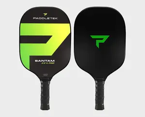 Paddletek Bantam EX-L Pro Paddle Tennis Paddle - Polycarbonate Construction, Velvet Texture, Enhanced Spin Control, Game Winner Design, Standard Grip