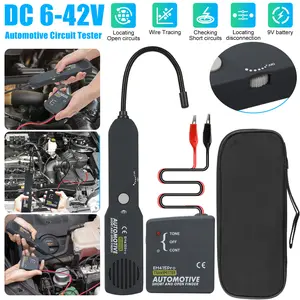 Automotive Circuit Tester & Wire Tracker - Short and Open Circuit Finder for Car Repair, DC 6-42V Cable Tracker Tracer, Electrical Diagnostic Tool Kit
