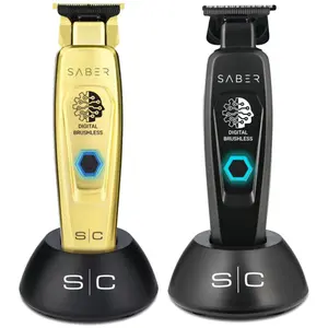 Saber Full Metal Body Digital Brushless Motor Cordless Trimmer Adjustable Carbon