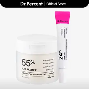 Lumi Pore & Spot Care Duo - 24% Dark Spot Correcting Pink Glow Cream & 55% Pore Skin Texture Pad