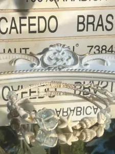 Handmade Beaded Bracelet Wax Thread Design Elegant Style All Season Wear Original Handcrafted Jewelry Accessory