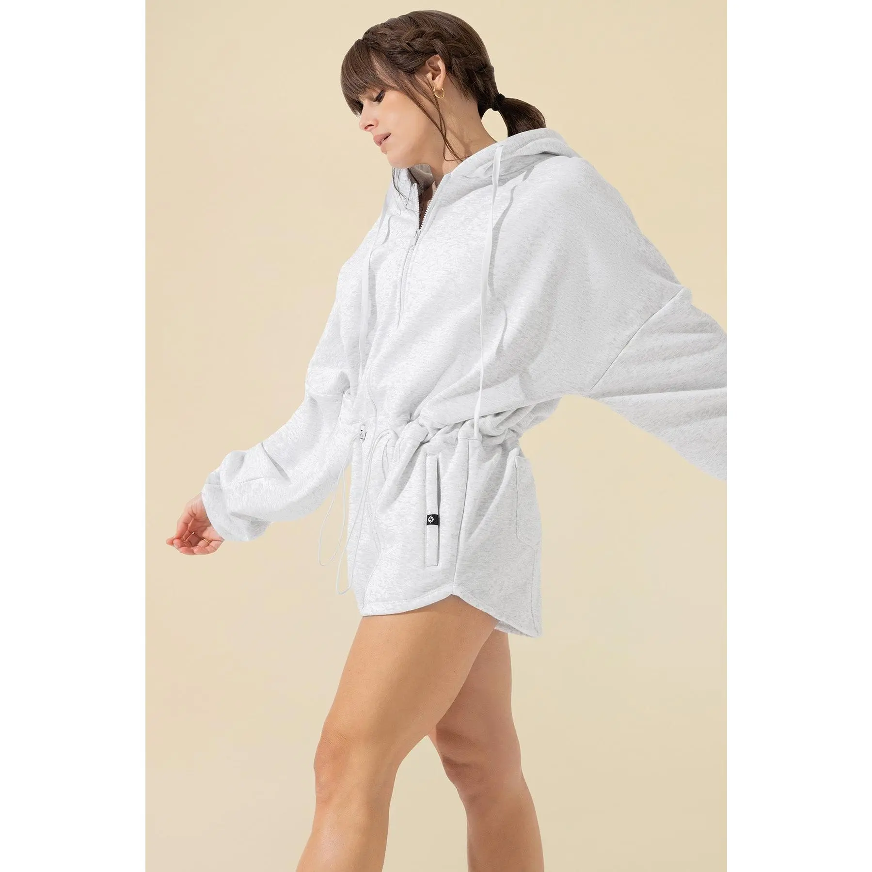 Cloud Romper - Heather Grey