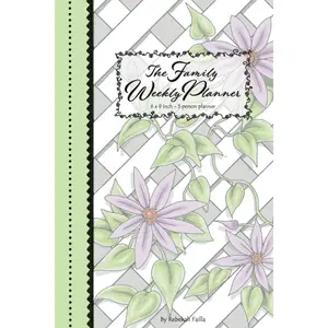 The Family Weekly Planner by Rebekah Failla - Compact 6x9 Inch 5-Person Organizer for Weekly Activities & Meal Planning - Fits Easily in Any Purse