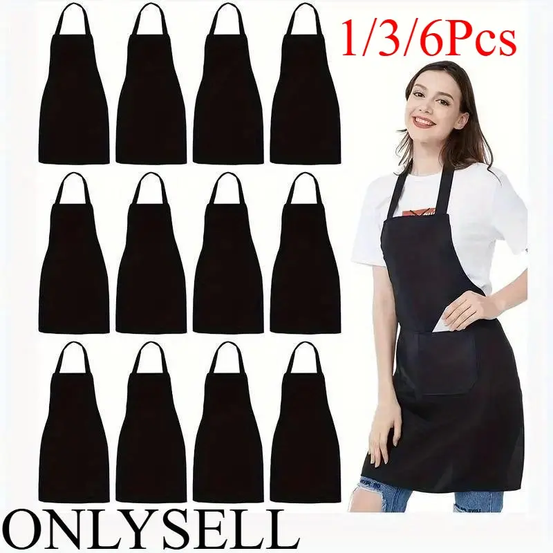Unisex Kitchen Cooking Aprons Set, Oil-Resistant & Durable Design, Ideal for Home Cooking & Dining Industry, Versatile Household Essentials