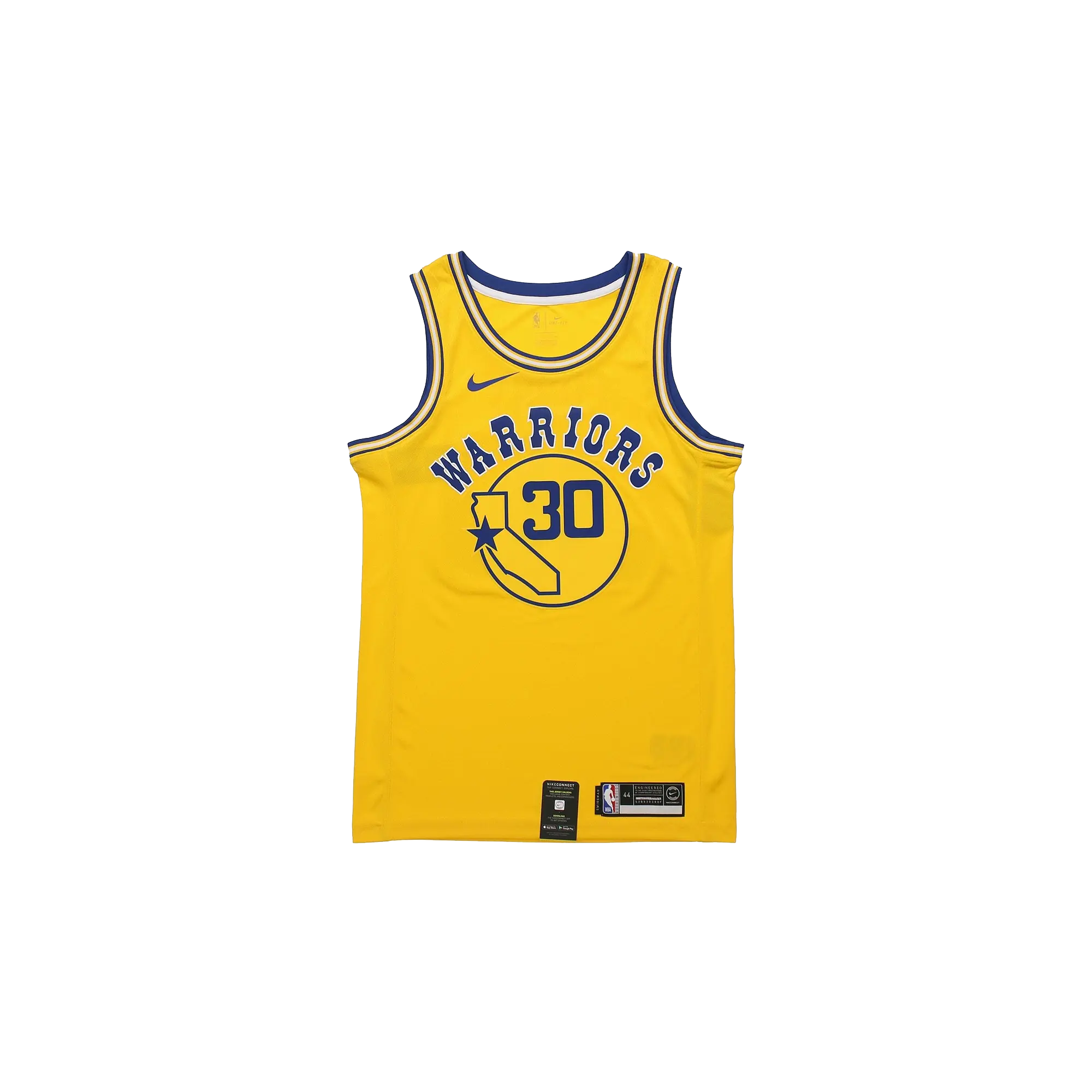 NBA GS Warriors Classic Edition Swingman Jersey Steph Curry GS "Yellow" 9Z2B7B1AW CURRY