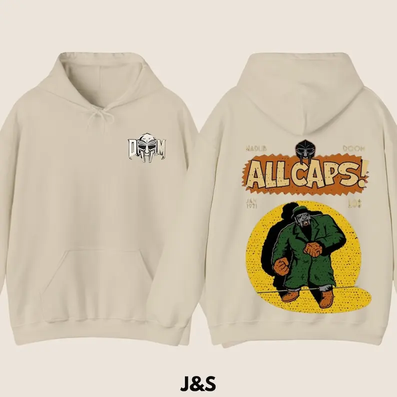 MF Doom All Caps Hoodie