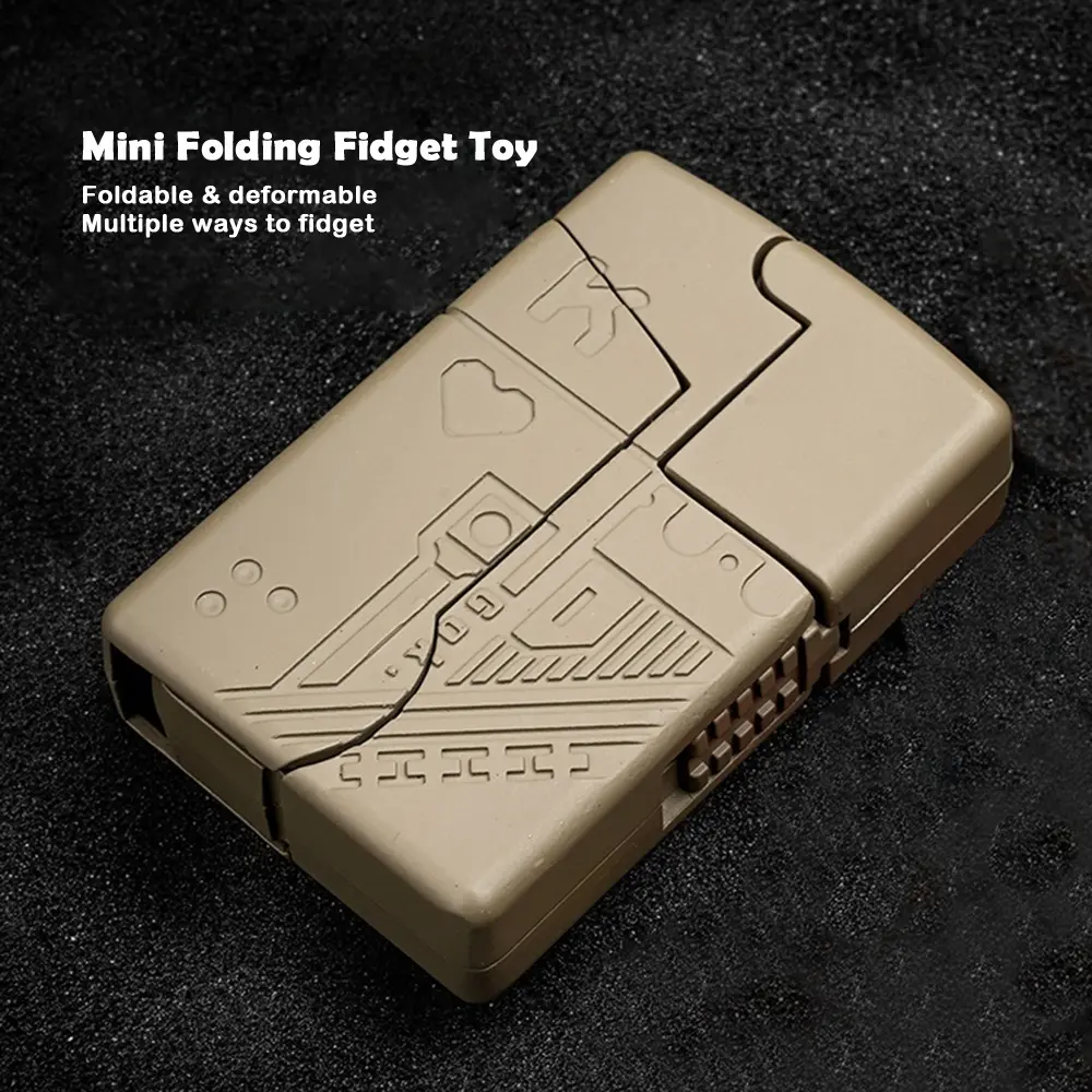 Folding Fidget Toy Stress Relief Toy Fingertip Toy Mini Fun Toy