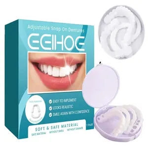 Adjustable Dentures Teeth Temporary  Braces Decorate  Veneers Restoration Dentures Clip in Veneers Teeth for Men Women