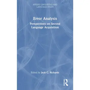 USED-Error Analysis: Perspectives on Second Language Acquisition by Richards, Jack C. (Paperback)