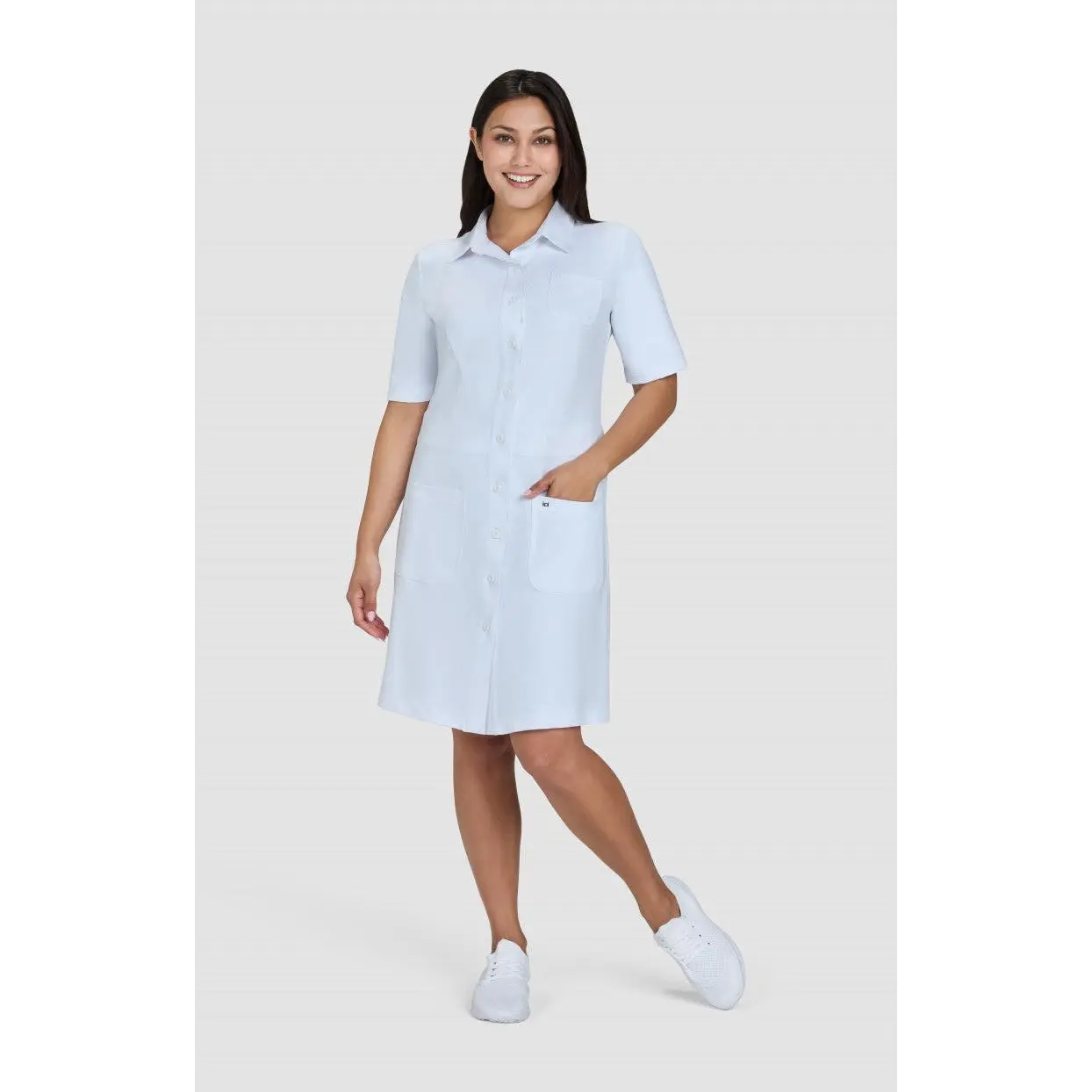 KOI Isabella Dress 908-01 | Women's Stretch Twill Scrub Dress