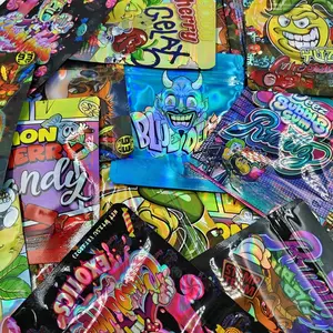 20/50/100 PCS Reusable Mylar Zipper Storage Bags — Ideal for Party Favors, Gift Packaging, and More