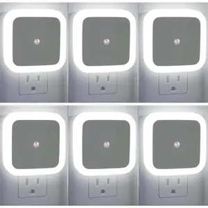 Plug-in LED Night Light 6-Pack – Motion Sensor, Auto On/Off for Home Use