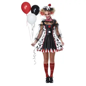 Women's Creepy Clown Costume