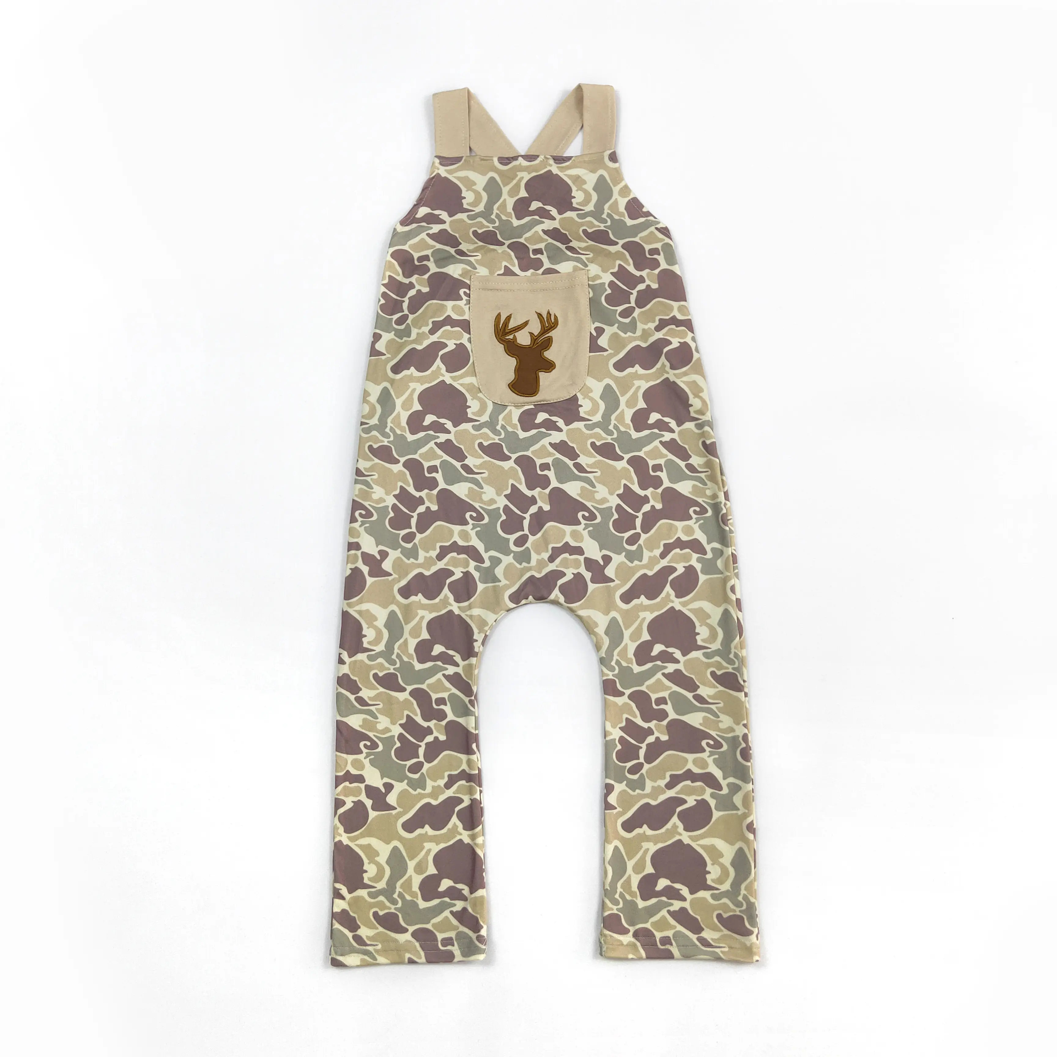 Green Camo Deer Printed OnePieces