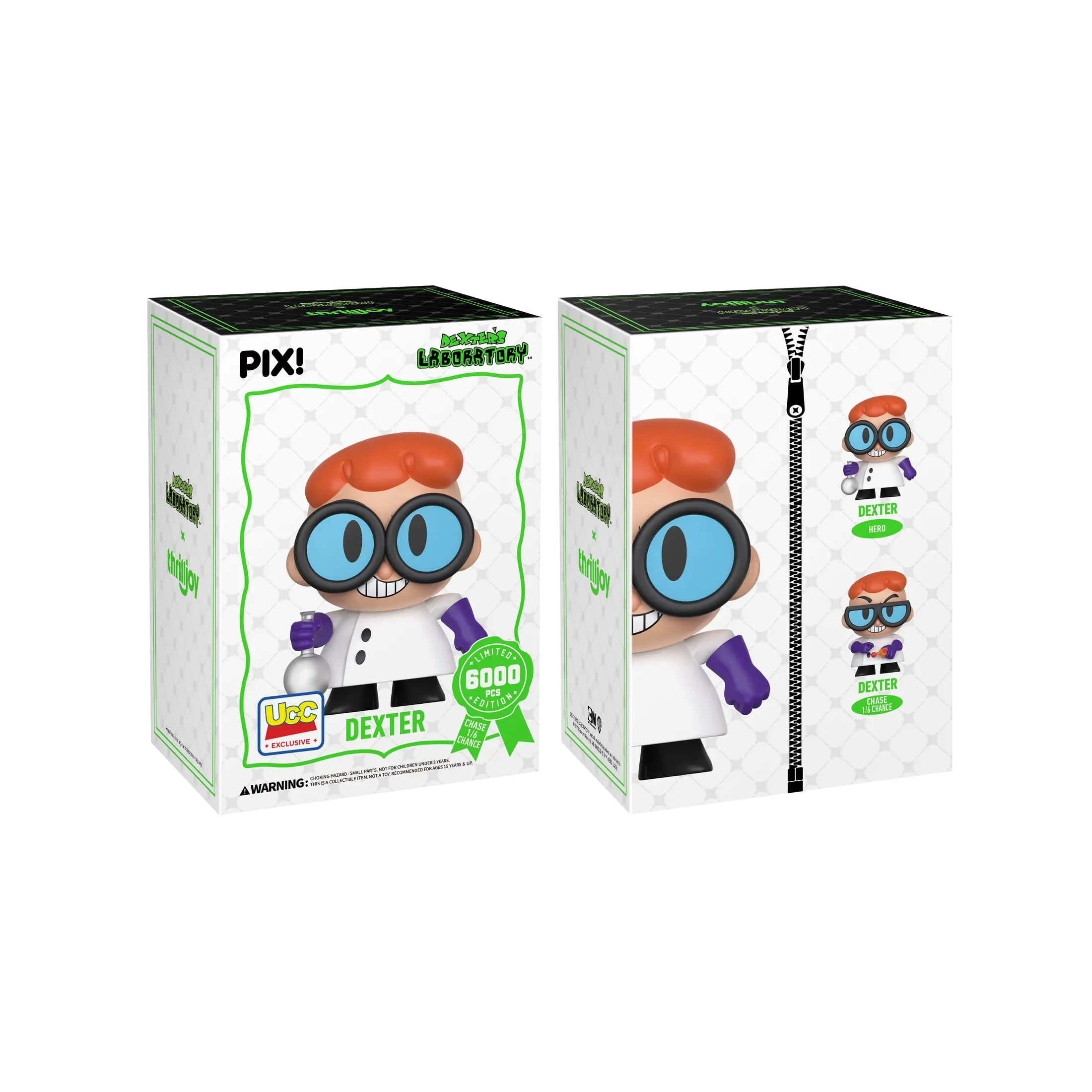 Thrilljoy PIX! Dexter'S Laboratory Dexter (UCC Exclusive) LE 6000 Collectible Blind Box Vinyl Figure