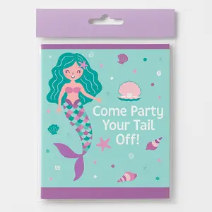 Mermaid Birthday Party Invitations