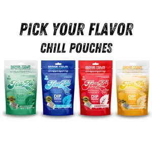 TeaZa Herbal Pouches "Chill Series" - Pick Your Flavor - Herbal Tea, Chamomile & B Vitamins, Wintergreen, Creamsicle, Cherry, Cool Mint