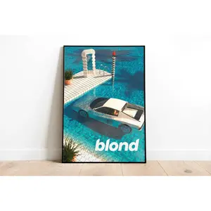 Frank Ocean Poster, Blond Poster, Blond Ferarri Poster, Frank Ocean Wall Art, Frank Ocean Print, Dorm Room Poster