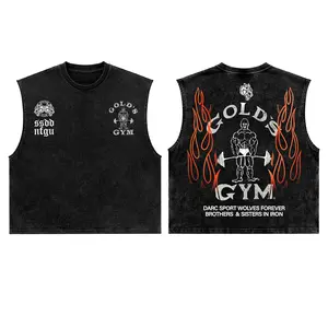Wolves Gold's Gym Tank, Workout Tank, Men's Sport Outfit, Gym Men's Top, Training Tank, Gym Apparel, Gym Workout Men
