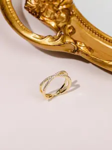 New Traditional Style Women's Cross Hollow Multi-Layer Ring, High-End Fashion Jewelry, New Arrival, Elegant Finger Ring