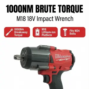 Milwaukee M18 1000Nm Impact Wrench Power Beast m electric driver lithium-ion brushless cordless gear tool nut-busting torque bauer 18