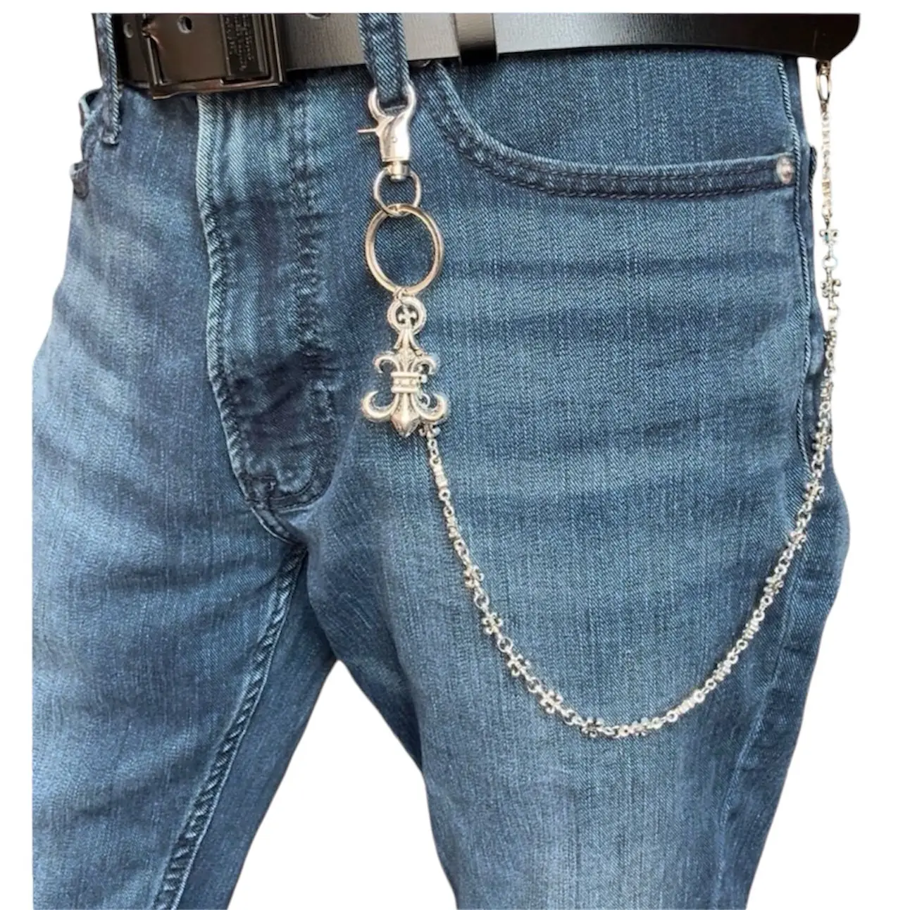 Anchor Pants Chain for Men Women,Jeans Chain,Keys Chain,Biker Wallet Chain,Streetwear Punk Hip Hop Unisex Style Body Jewelry