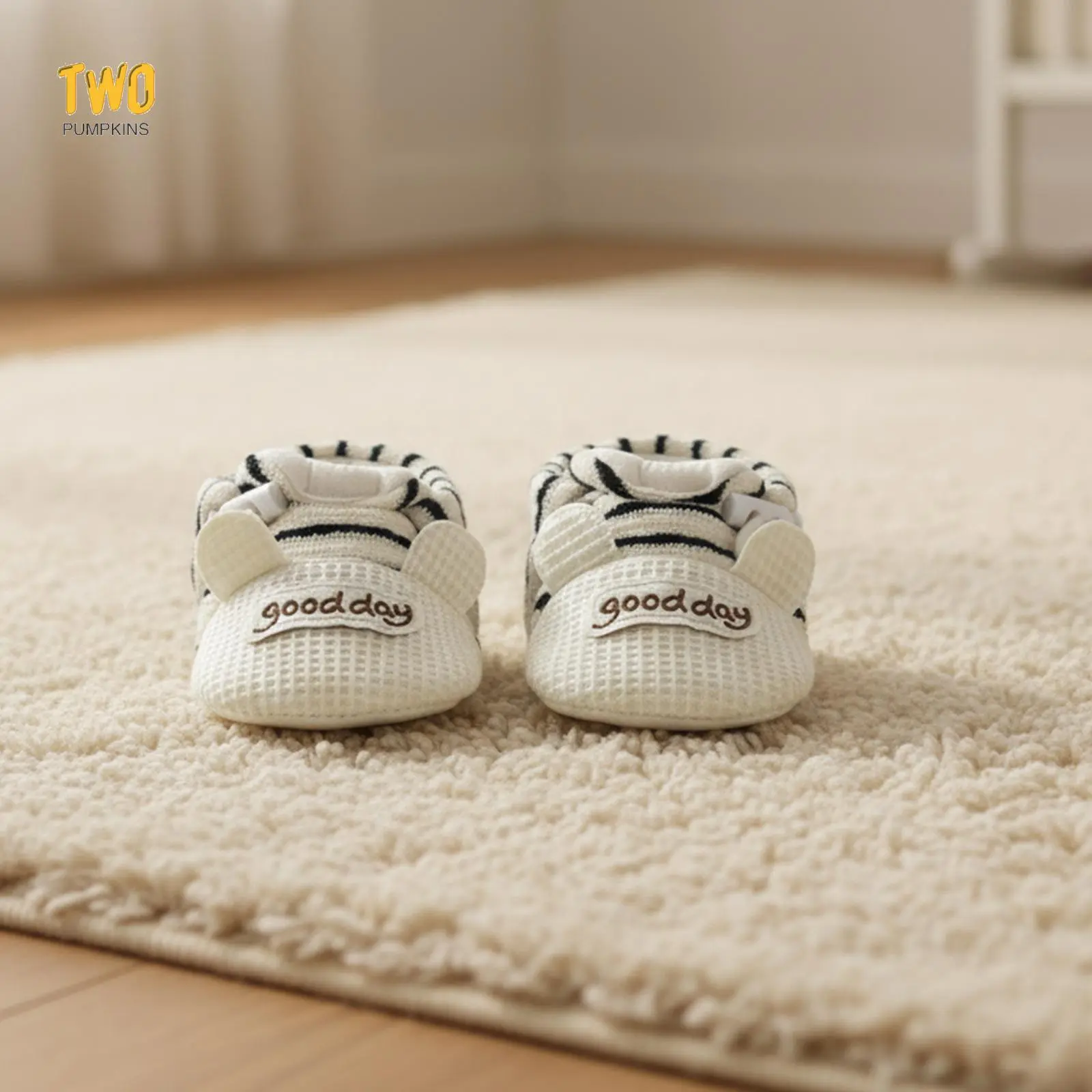 Fall Winter Baby Boys Girls Walking Shoes Cute Fashionable Infant Comfortable Non Slip Socks Shoes With Gripper