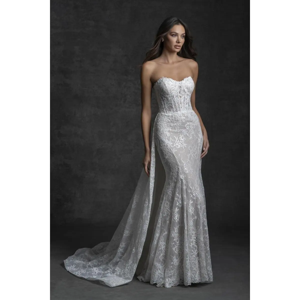 Allure Bridals Couture Fit and Flare Wedding Dress C749
