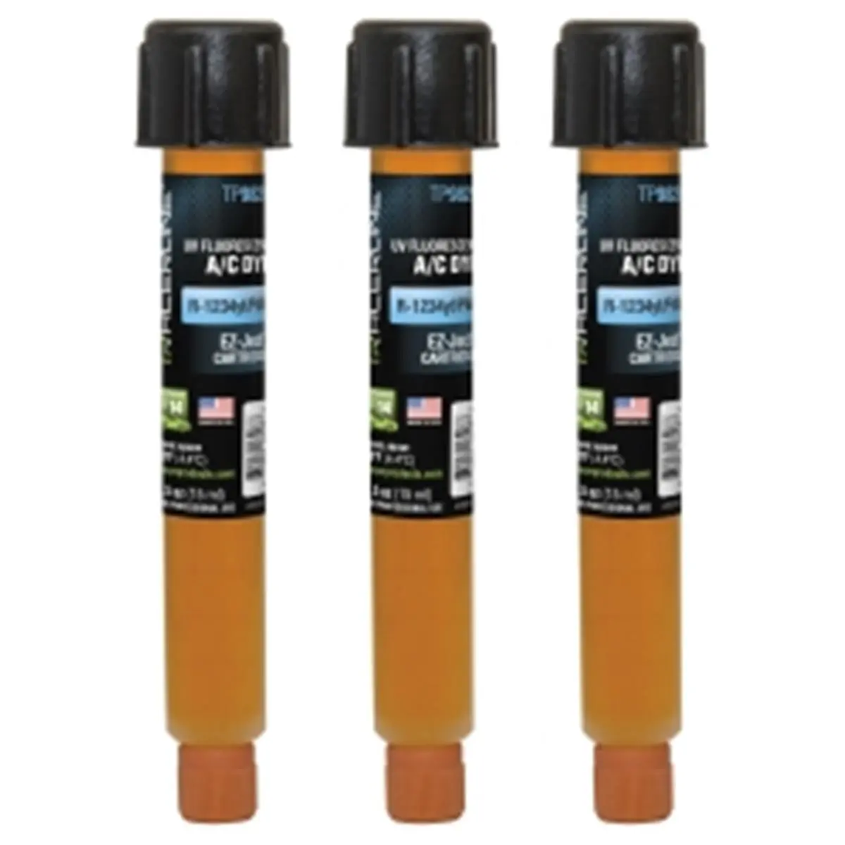 212 MAIN 0.5 oz OEM-Grade R-1234yf PAG EZ-Ject Refrigerant, Glow-in-Green Cooling Household Appliance Accessory, 3-Pack Packaged Set