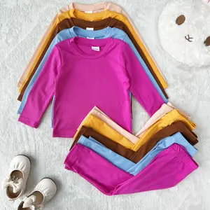 Ready Stock 6M-3Y Baby Girls Clothes Rib Knitted Long Sleeve Tops & Casual Pants 2Pcs Outfits Set 12506121