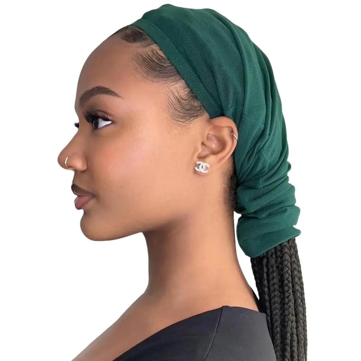 Hairweave Sleeve – Hunter Green - Lightweight, Durable, Fashionable Design - Haircare