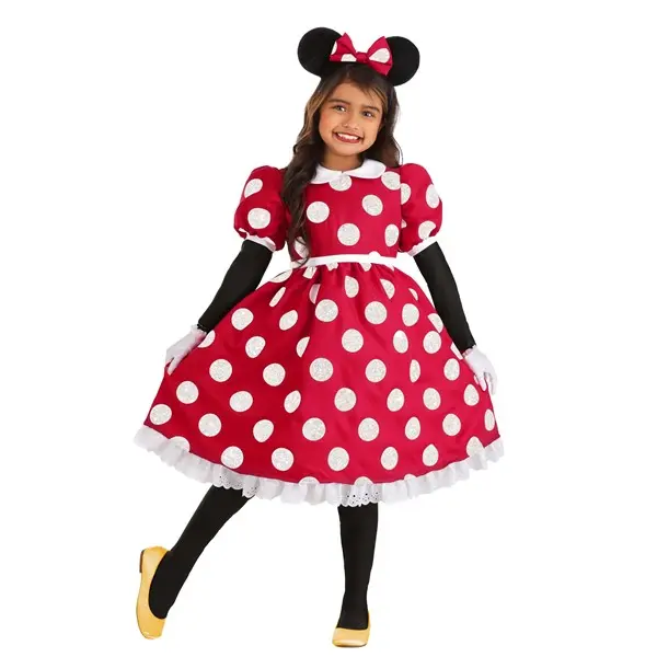 Girl's Deluxe Disney Minnie Mouse Costume (© Disney)
