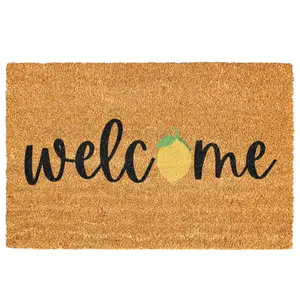 10Merch Lemon Doormat, Welcome Mat, Cute Door mat, Tropical Doormat
